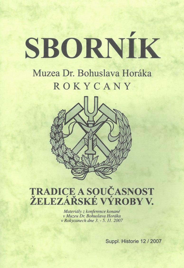 Sborník Suppl. Historie č. 12/2007